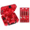 Milwaukee 49-56-9290-48-13-0400 BIG HAWG Carbide Hole Saw Kit with SPEED FEED Auger Wood Drilling Bit Set (14-Piece)