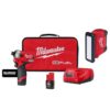 Milwaukee 2551-22-2367-20 M12 FUEL SURGE 12-Volt Lithium-Ion 1/4 in. Cordless Hex Impact Driver Compact Kit with M12 ROVER Service Light