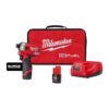 Milwaukee 2551-22 M12 FUEL SURGE 12V Lithium-Ion Brushless Cordless 1/4 in. Hex Impact Driver Compact Kit w/Two 2.0Ah Batteries, Bag