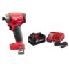 Milwaukee 2760-20-48-59-1880 M18 FUEL SURGE 18-Volt Lithium-Ion Brushless Cordless 1/4 in. Hex Impact Driver with 8.0 Ah Starter Kit