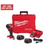 Milwaukee 2953-22 M18 FUEL 18V Lithium-Ion Brushless Cordless 1/4 in. Hex Impact Driver Kit with Two 5.0Ah Batteries Charger Hard Case