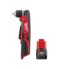 Milwaukee 2415-20-48-11-2420 M12 12-Volt Lithium-Ion Cordless 3/8 in. Right Angle Drill  M12 2.0 Ah Battery