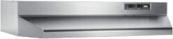 Broan-NuTone 403004 Under- Cabinet Ducted Range Hood with 2-Speed Exhaust Fan and Light, 30-inch, Stainless Steel