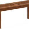 Furinno FG181110-C Tioman Outdoor Backless Bench, Natural,1-Pack