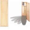 Hideaway Ironing Board Supreme Unfinished Maple with Raised Panel Door