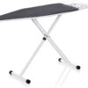 Reliable 120IB Home Ironing Board - Made in Italy Portable Ironing Board with Vera Foam Memory Foam Cover Pad, 7 Step Height Adjustment and Heavy-Duty Tube Frame Construction with Strong Iron Rest