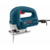 Bosch JS260+ROS10 6 Amp Corded Variable Speed Top-Handle Jig Saw Kit with Assorted Blades and Bonus 2.5 Amp 5 in. Corded Palm Sander