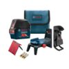 Bosch GCL 2-160 65 ft. Cross Line Laser Level with Plumb Points Self Leveling includes Hard Carrying Case and Precision Mount