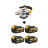 DEWALT DCS391BWCB200-4 20-Volt Max Lithium-Ion Cordless 6.5 in. Sidewinder Style Circular Saw with (4) 20-Volt 3Ah Max Premium Battery Packs