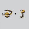 DEWALT DCS565BWDCF923B 20V MAX Cordless Brushless 6-1/2 in. Circular Saw and ATOMIC 20V MAX Brushless 3/8 in. Impact Wrench (Tools-Only)