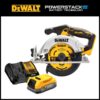 DEWALT DCS565BWP034C 20V MAX Cordless Brushless 6-1/2 in. Circular Saw and 20V MAX POWERSTACK Compact Battery Starter Kit