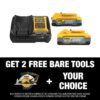 DEWALT DCS565BWP315-2C 20V MAX Lithium-Ion Cordless Brushless 6-1/2 in. Sidewinder Style Circular Saw with 5Ah and 1.7Ah Batteries and Charger