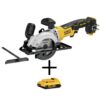 DEWALT DCS571BWDCB203 ATOMIC 20V MAX Cordless Brushless 4-1/2 in. Circular Saw and ((1) 20V MAX Compact Lithium-Ion 2.0Ah Battery