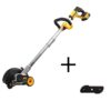 DEWALT DCED400M1WZO400 20V MAX Cordless Battery Powered Lawn Edger Kit with (1) 4Ah Battery, Charger & Blade