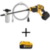 DEWALT DCPW550P1DCB205 20V MAX 550 PSI 1.0 GPM Cold Water Cordless Power Cleaner Kit with (2) 5Ah Batteries and Charger