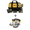 DEWALT DCF809C2W391 ATOMIC 20V MAX Cordless Brushless Compact 1/4 in. Impact Driver Kit and 20V 6-1/2 in. Circular Saw