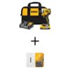 DEWALT DCF809D1WWA1180 ATOMIC 20V MAX Lithium-Ion Brushless Cordless Compact 1/4 in. Impact Driver Kit & Drill Bit Set w/2Ah Battery & Charger