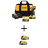 DEWALT DCF845P2WP520-2 20-Volt Max XR Lithium-Ion Cordless Brushless 1/4 in. 3-Speed Impact Driver Kit w/(2) 5Ah Powerstack & (2) 5Ah Batteries