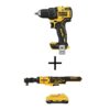 DEWALT DCD708BW512B240 ATOMIC 20V MAX Cordless Brushless Compact 1/2 in. Drill/Driver, 20V 1/2 in. Ratchet, and 20V Compact 4.0Ah Battery