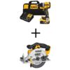 DEWALT DCD800P1WDCS391 20V MAX XR Lithium-Ion Cordless Compact 1/2 in. Drill/Driver Kit with 20V MAX Cordless 6-1/2 in. Circular Saw