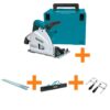 Makita SP6000J85E07023 6-1/2" Plunge Circular Saw, with Stackable Tool Case with bonus 55" Guide Rail, Premium Guide Rail Bag for 55" & Clamps