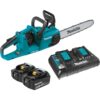 Makita XCU03PT LXT 14 in. 18V X2 (36V) Lithium-Ion Brushless Battery Rear Handle Chain Saw Kit w/ (2) Batteries 5.0Ah, Charger