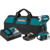 Makita XDT19R 18V LXT Lithium-Ion Brushless Cordless Quick-Shift Mode 4-Speed Impact Driver Kit, 2.0Ah