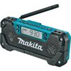 Makita RM02 12V max CXT Lithium-Ion Cordless MP3 Compatible Compact Job Site Radio (Tool Only)