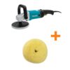 Makita 9227C-743403-A 10 Amp 7 in. Corded Variable Speed Hook and Loop Sander/Polisher with bonus Hook and Loop Polishing and Waxing Bonnet