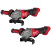 Milwaukee 2880-20-2880-20 M18 FUEL 18V Lithium-Ion Brushless Cordless 4-1/2 in./5 in. Grinder with Paddle Switch (2-Tools)