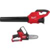 Milwaukee 2724-20-2527-20 M18 FUEL 120 MPH 450 CFM 18-Volt Lithium-Ion Brushless Battery Handheld Blower with M12 FUEL 6 in. Pruning Saw (2-Tool)