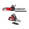 Milwaukee 2727-20-2527-20 M18 FUEL 18 Volt Lithium Ion Brushless Battery 16 in. Chainsaw M12 FUEL HATCHET Tool Only 2 Tool