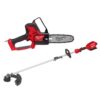 Milwaukee 3004-20-2825-20ST M18 FUEL 8 in. 18V Lithium-Ion Brushless Electric Battery Chainsaw HATCHET w/M18 FUEL String Trimmer Kit (2-Tool)