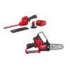 Milwaukee 2533-21-2527-20 M12 FUEL 8 in. 12V Lithium-Ion Brushless Cordless Hedge Trimmer Kit with M12 FUEL 6 in. HATCHET Pruning Saw (2-Tool)