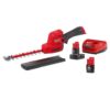 Milwaukee 2533-21-48-11-2420 M12 FUEL 8 in. 12V Lithium-Ion Brushless Cordless Hedge Trimmer Kit w/4.0 Ah & 2.0 Ah Battery and Charger