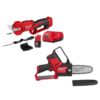 Milwaukee 2534-21-2527-20 M12 FUEL 12V Brushless Cordless Brushless Cordless Pruner w/M12 6 in. HATCHET Pruning Saw, 2.0 Ah Battery, Charger