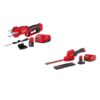 Milwaukee 2534-21-2533-21 M12 FUEL 12V Brushless Cordless Brushless Cordless Pruner w/M12 8 in. Hedge Trimmer, 4.0 Ah & 2.0 Ah Battery, Charger