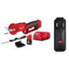Milwaukee 2534-21-49-17-2765 M12 FUEL 12V Brushless Cordless Brushless Cordless Pruner Kit with Pruner Holster, 2.0 Ah Battery, and Charger