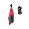 Milwaukee 2566-20-49-16-2567 M12 FUEL 12V Lithium-Ion Brushless Cordless High Speed 1/4 in. Ratchet with 1/4 in. and 3/8 in. Rubber Boot