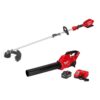 Milwaukee 2825-20ST-2724-21HD M18 FUEL 18V Lithium-Ion Brushless Cordless QUIK-LOK String Trimmer/Blower Kit with 8Ah Battery & Rapid Charger (2-Tool)