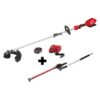 Milwaukee 2825-21ST-49-16-2719 M18 FUEL 18 V Lithium Ion Brushless Cordless String Trimmer 8.0Ah Kit with M18 FUEL Hedge Trimmer Attachment