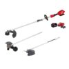 Milwaukee 2825-21ST-49-16-2738-49-16-2718 M18 FUEL 18V Lithium-Ion Brushless Cordless QUIK-LOK String Trimmer 8Ah Kit w/M18 FUEL Brush Cutter & Edger Attachments