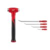 Milwaukee 48-22-9140-48-22-9214 16 oz. Dead Blow Ball Peen Hammer with Pry Bar Set