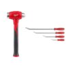 Milwaukee 48-22-9141-48-22-9214 32 oz. Dead Blow Ball Peen Hammer with Pry Bar Set