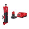 Milwaukee 2486-20-48-59-2440 M12 FUEL 12V Lithium-Ion Brushless Cordless 1/4 in. Straight Die Grinder with M12 XC 4.0Ah Battery Starter Kit