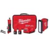 Milwaukee 2486-22-2367-20 M12 FUEL 12V Lithium-Ion 1/4 in. Cordless Straight Die Grinder Kit w/M12 ROVER Service Light