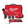Milwaukee 3453-22-2426-20 M12 FUEL 12-Volt Lithium-Ion Brushless Cordless 1/4 in. Hex Impact Driver Kit with M12 Multi-Tool
