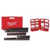 Milwaukee 49-66-7009-48-32-5154 Shockwave 3/8 in. Drive SAE and Metric 6-Pt Impact Socket Set and Impact Duty Driver Bit Set (117-Piece)