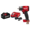 Milwaukee 2960-20-48-59-1880 M18 FUEL GEN-2 18V Lithium-Ion Mid-Torque Brushless Cordless 3/8 in. Impact Wrench Friction Ring w/8.0Ah Starter Kit