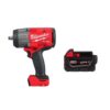 Milwaukee 2967-20-48-11-1850R M18 FUEL 18V Lithium-Ion Brushless Cordless 1/2 in. Impact Wrench with Friction Ring w/XC Resistant 5.0 Ah Battery